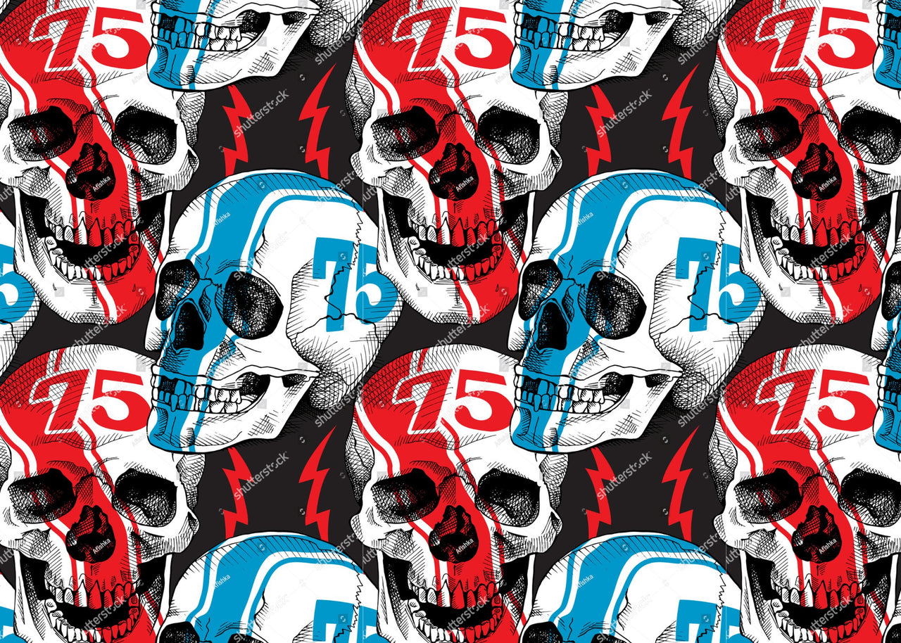 Papier Peint Tête de Mort <br/> Skeleton 75