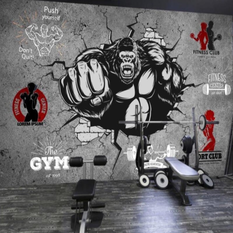 Décoration Murale Salle de Sport | Le Petit Intissé