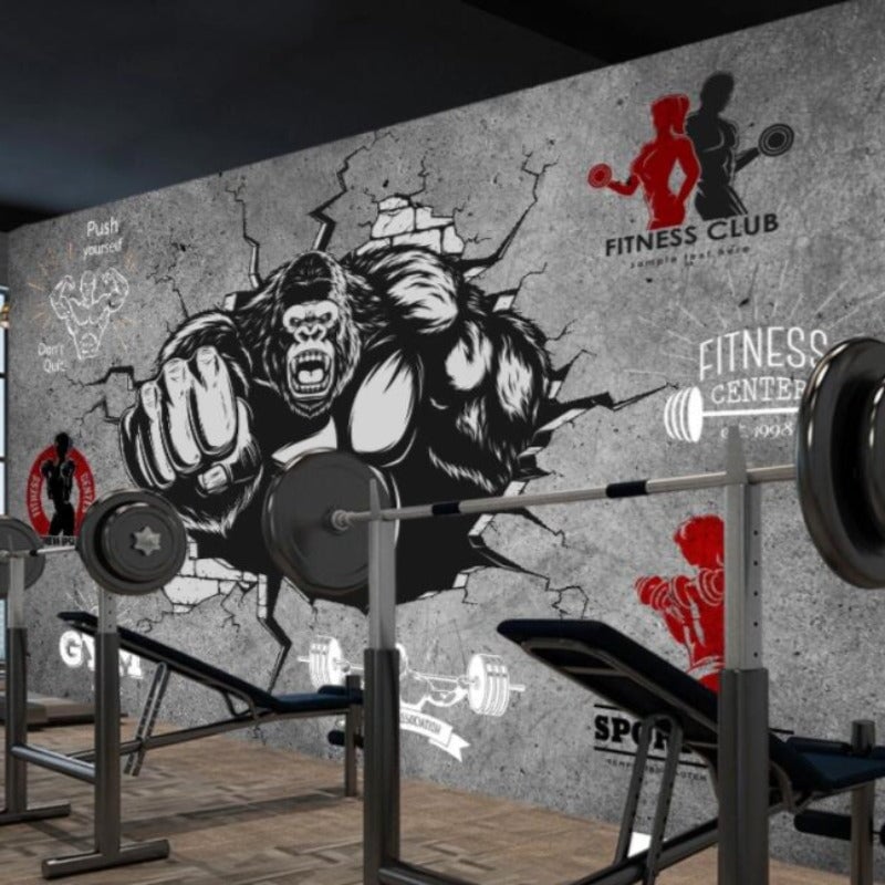 Décoration Murale Salle de Sport | Le Petit Intissé