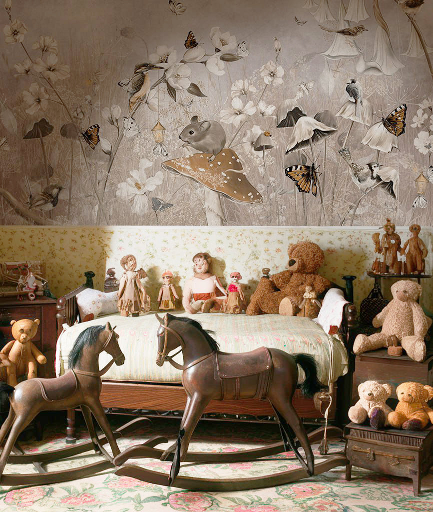 Papier Peint Prairie Fleurie | Le Petit Intissé