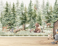 Thumbnail for Papier Peint Animaux  <br/> Balade Enchantée dans la Forêt Animale