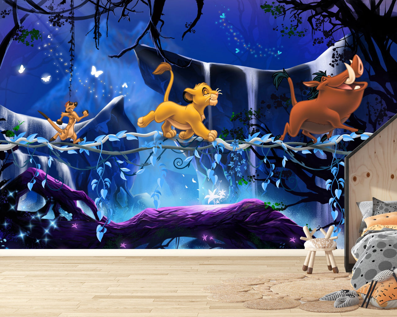 Papier Peint Animaux  <br/> Aventure Magique Roi Lion