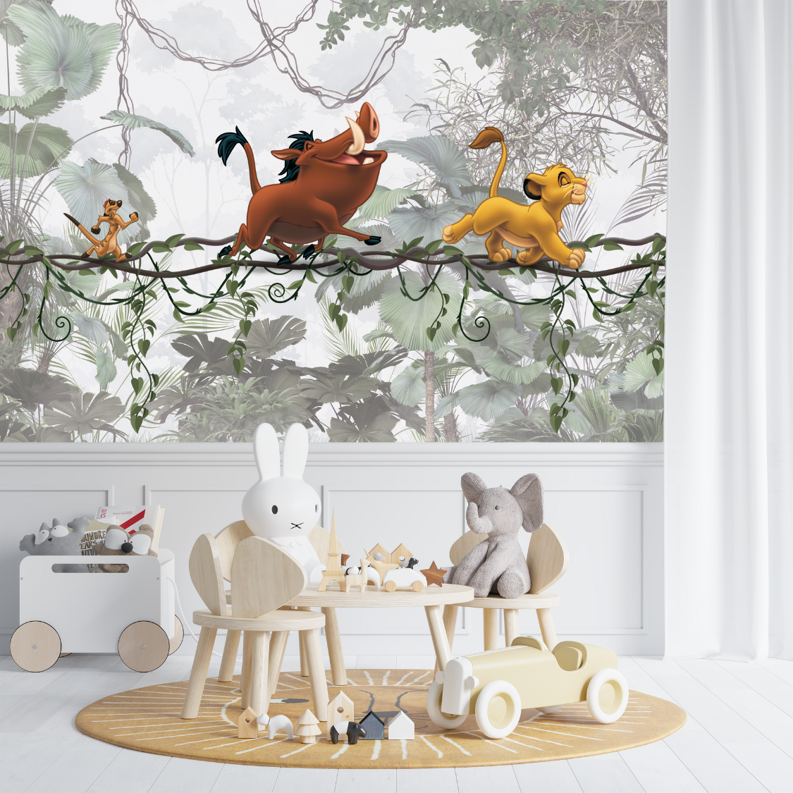 Papier Peint Roi Lion | Le Petit Intissé