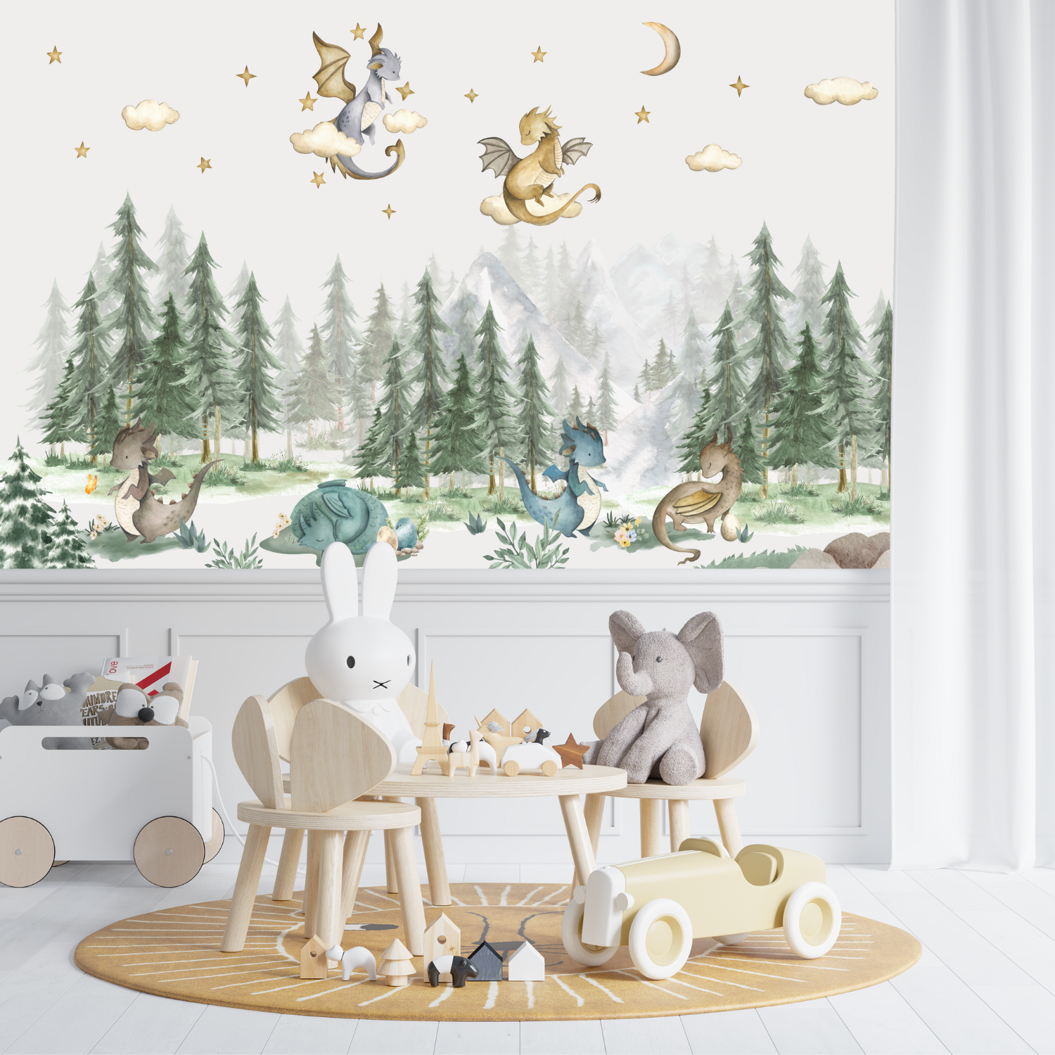 Papier Peint Panoramique Dragon | Le Petit Intissé