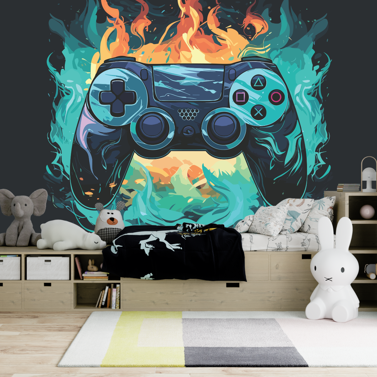 Papier Peint Panoramique Jeux Vidéo | Le Petit Intissé