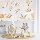 Papier Peint Oie Enfant | Le Petit Intissé