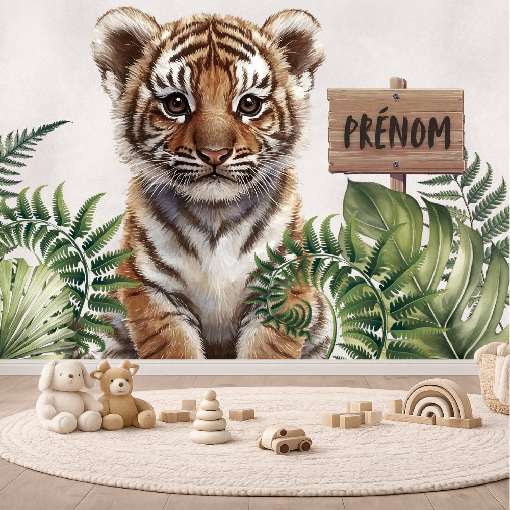 Papier Peint Animaux  <br/> Bébé Petit Tigre