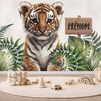Thumbnail for Papier Peint Animaux  <br/> Bébé Petit Tigre