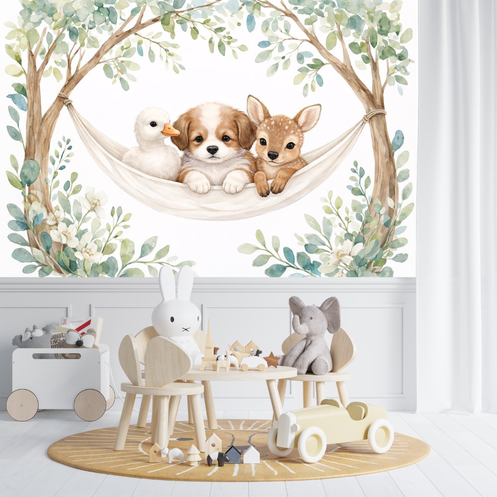 Papier Peint Animaux  <br/> Chien Tendresse