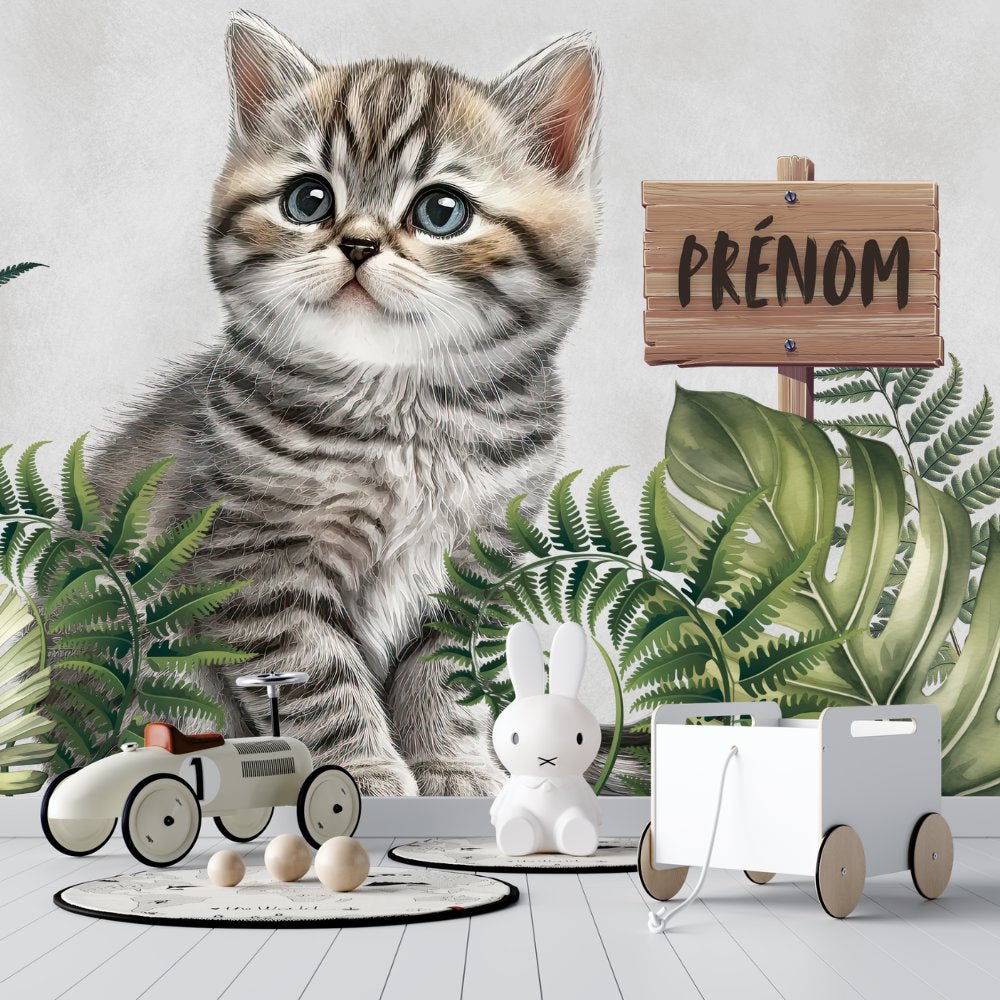 Papier Peint Animaux  <br/> Chat Brigand