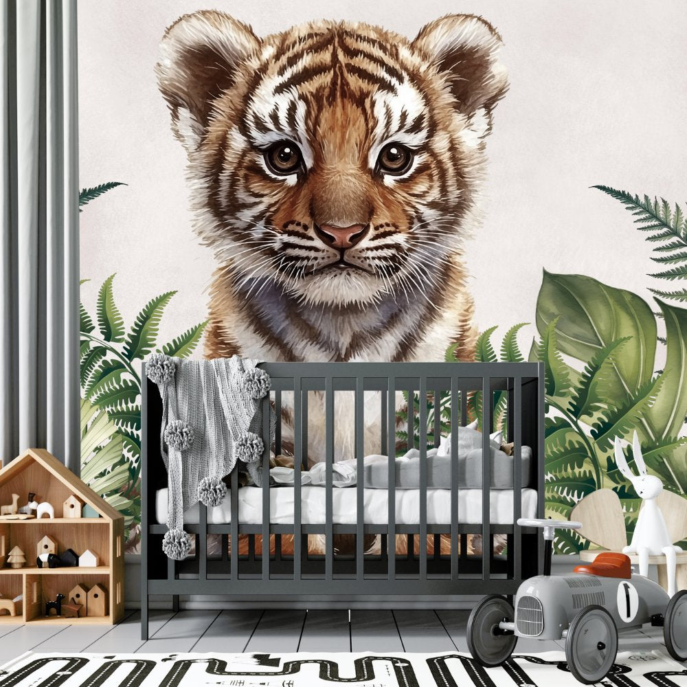 Papier Peint Animaux  <br/> Bébé Petit Tigre