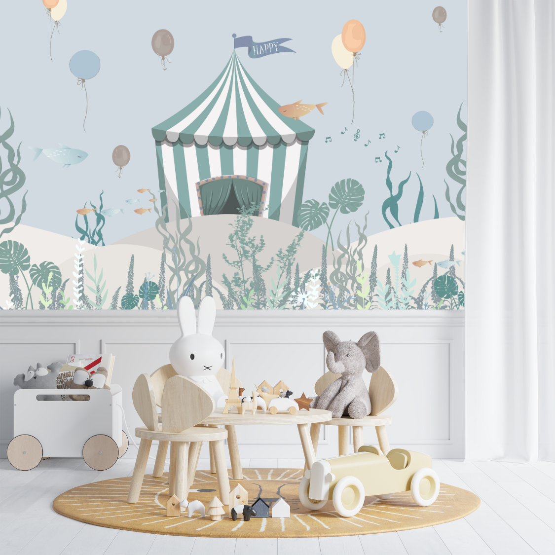 Papier Peint Thème Mer Enfant | Le Petit Intissé