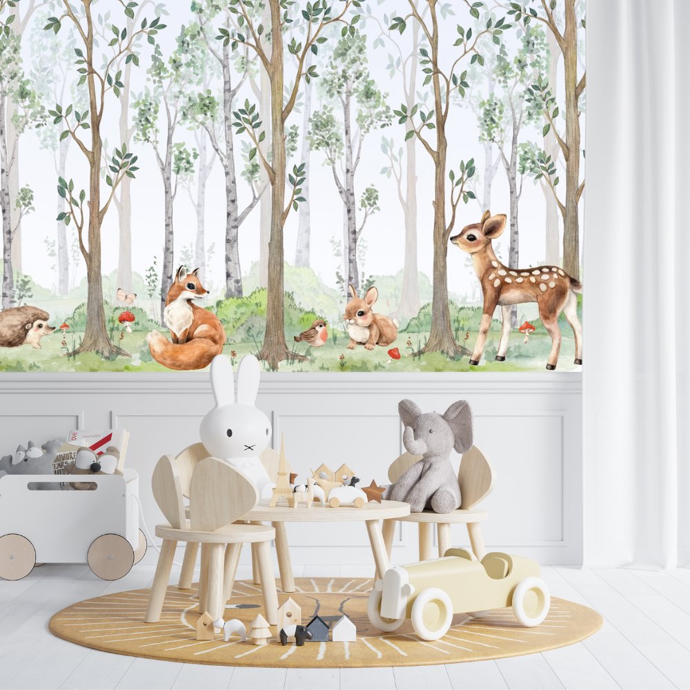 Papier Peint Animaux <br/> Voyage en Pleine Forêt