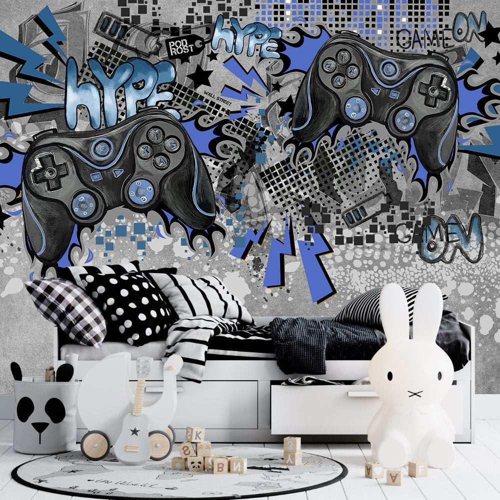 Papier Peint Graffiti <br/> Manette de Jeu