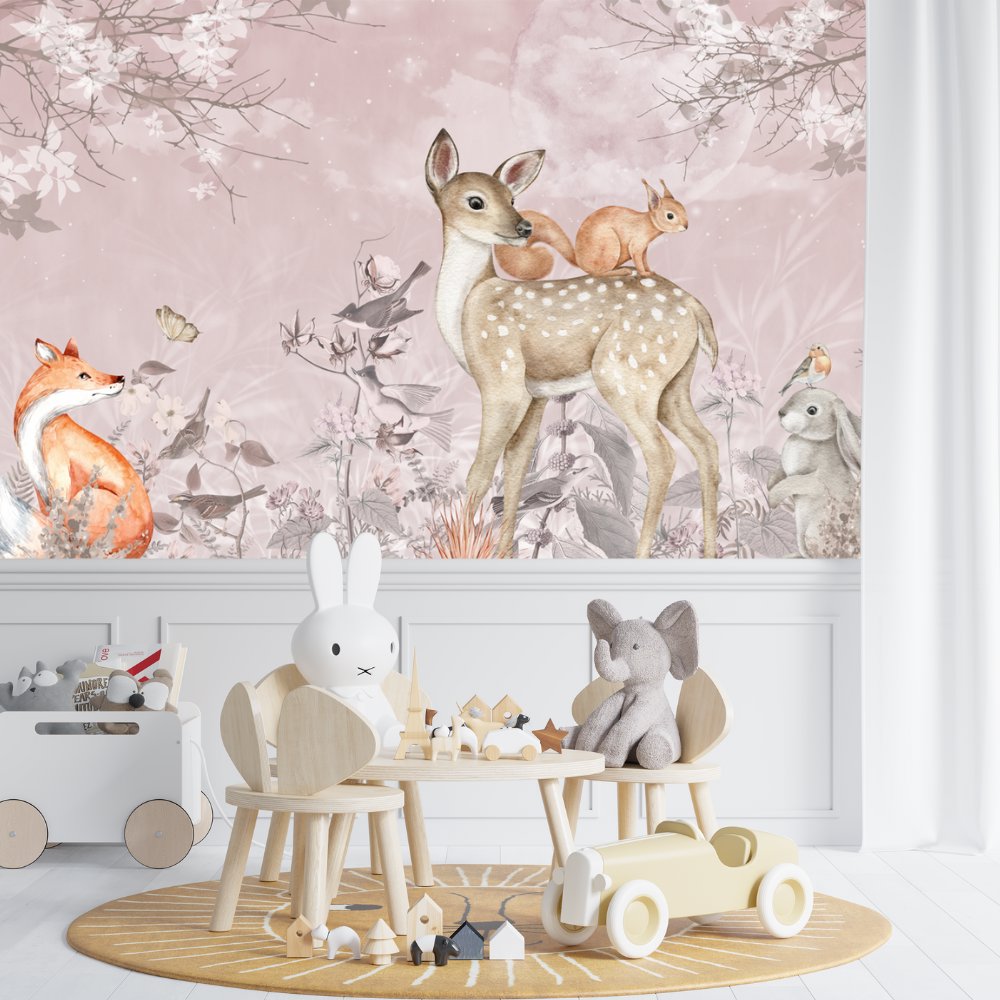 Papier Peint Animaux <br/> Chambre de Rêve