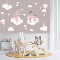 Thumbnail for Papier Peint Licorne <br/> Rêve Magique dans les nuages