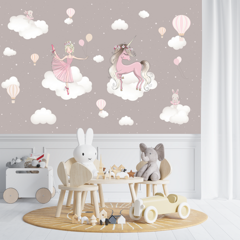 Papier Peint Licorne Enfant | Le Petit Intissé