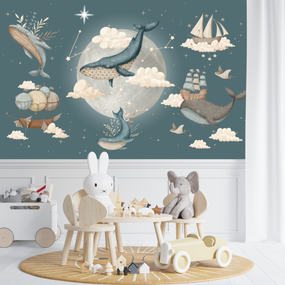 Chambre Enfant Thème Baleine | Le Petit Intissé
