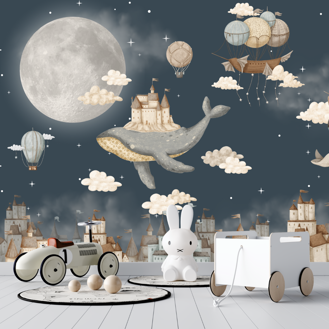 Papier Peint Enfant Ciel | Le Petit Intissé