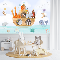 Thumbnail for Papier Peint Arche de Noé | Le Petit Intissé