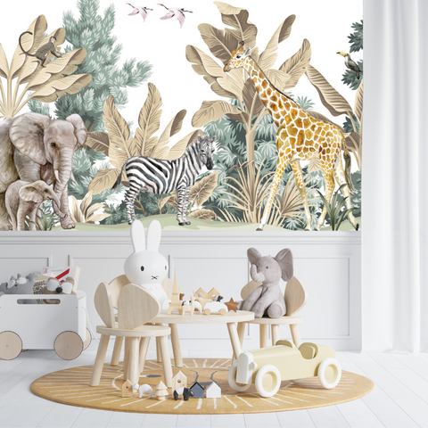 Chambre Thème Jungle Enfant | Le Petit Intissé