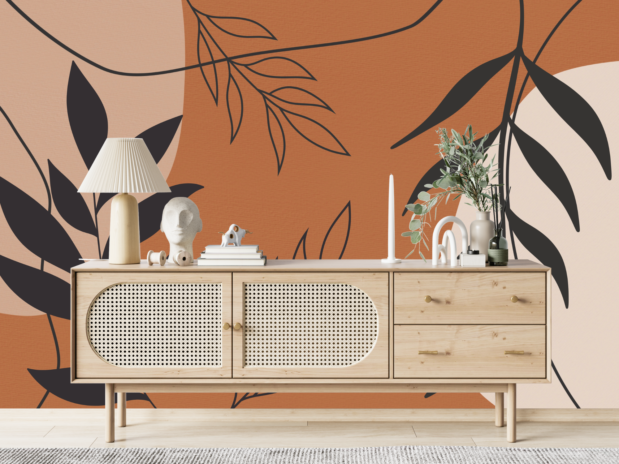 Papier Peint Terracota Chambre Adulte | Le Petit Intissé