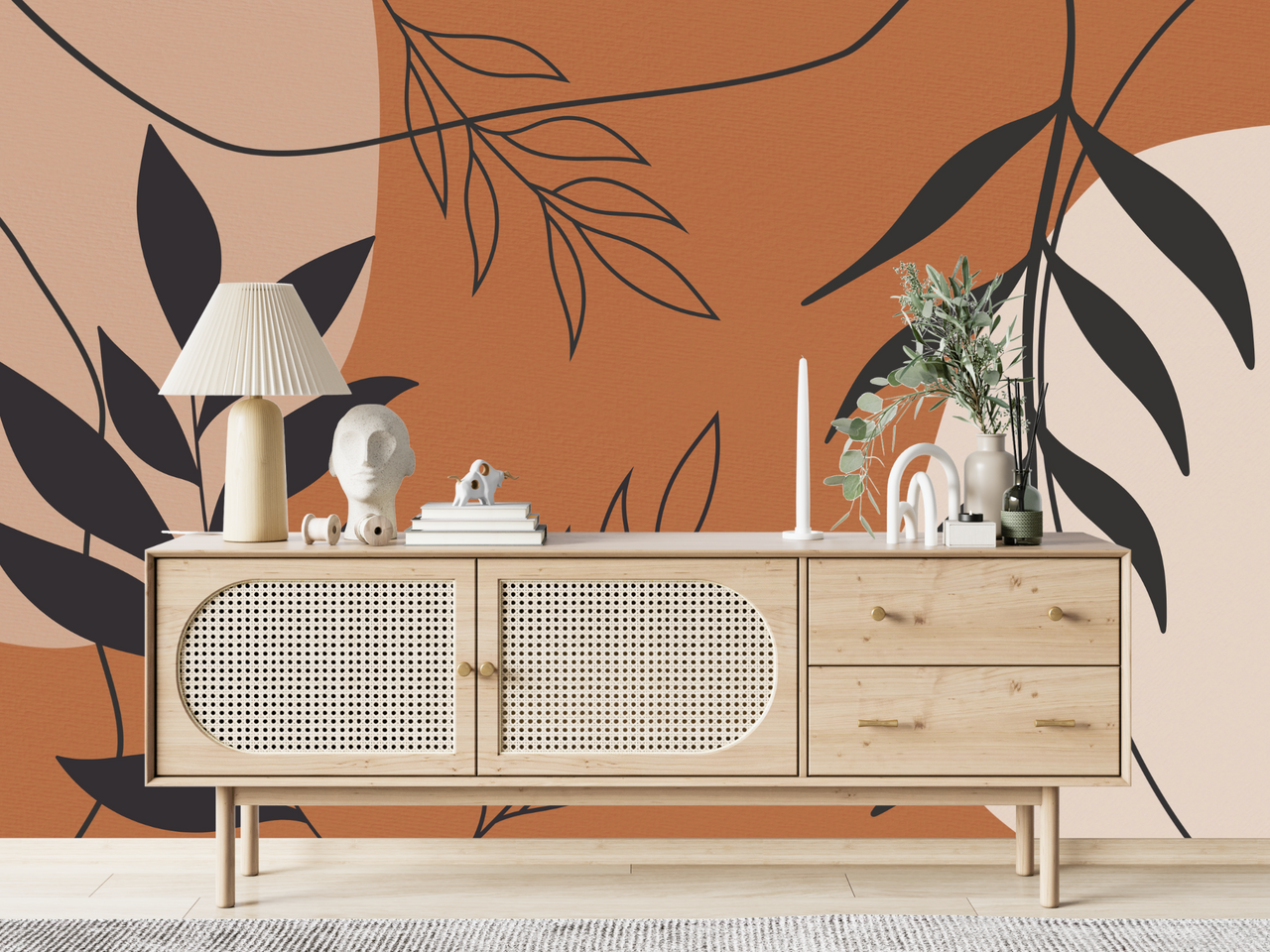 Papier Peint Terracota Chambre Adulte | Le Petit Intissé