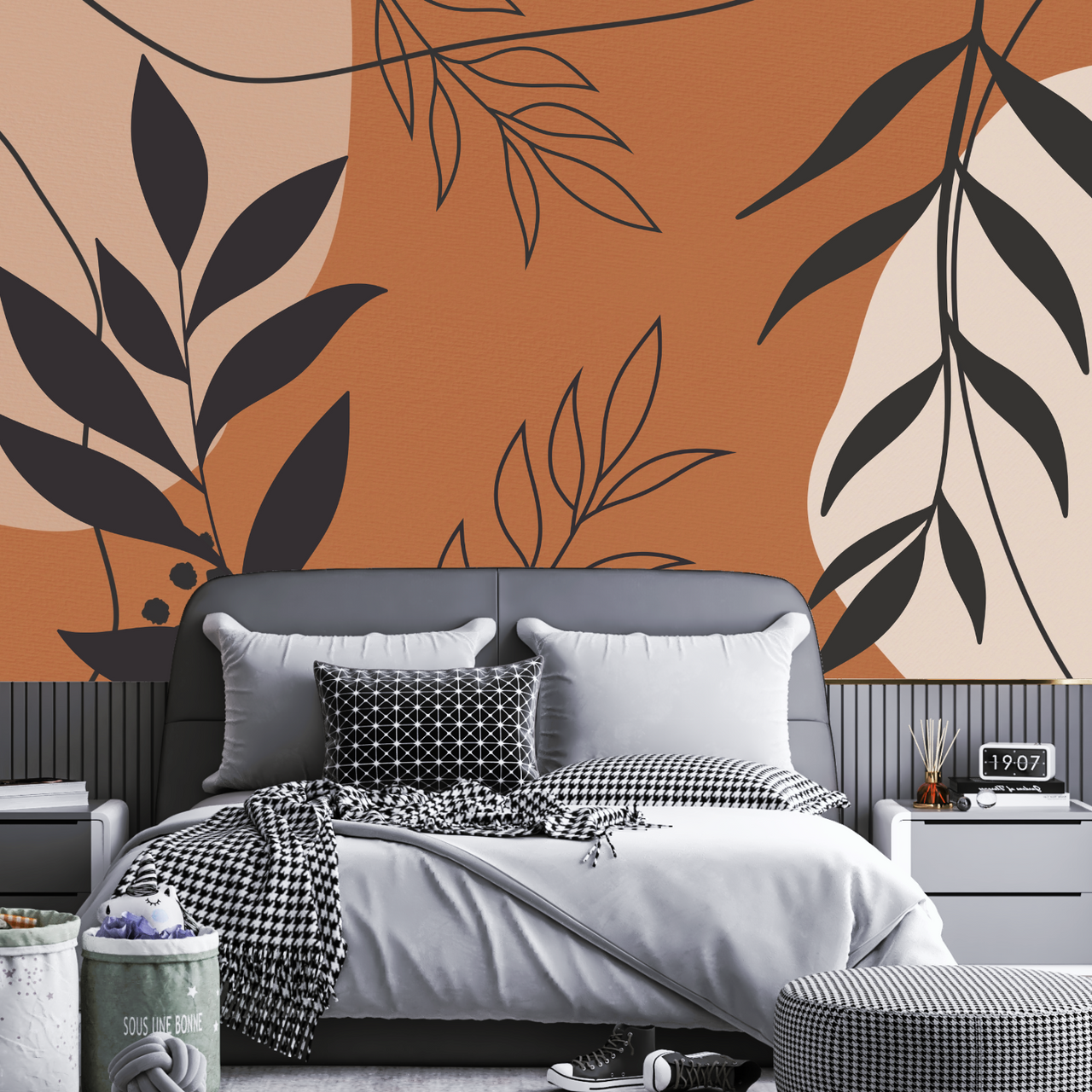 Papier Peint Terracota Chambre Adulte | Le Petit Intissé