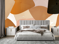 Thumbnail for Papier Peint Géométrique Terracota | Le Petit Intissé