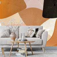 Thumbnail for Papier Peint Géométrique Terracota | Le Petit Intissé