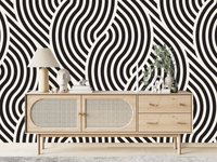 Thumbnail for Papier Peint Art Déco Noir et Blanc | Le Petit Intissé