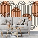 Papier Peint Art Déco Graphique | Le Petit Intissé