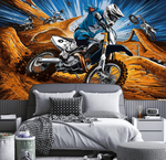 Tapisserie Moto Cross | Le Petit Intissé