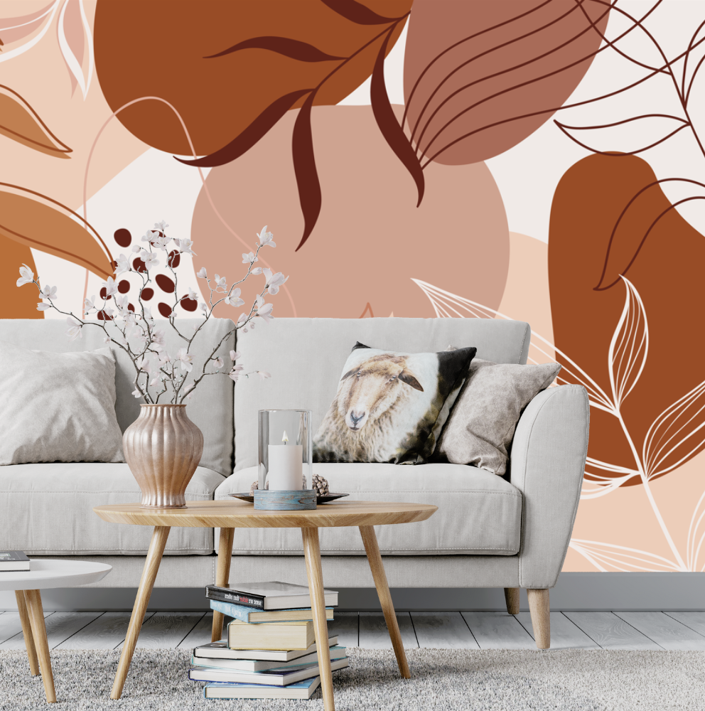 Papier Peint Terracotta Motif | Le Petit Intissé