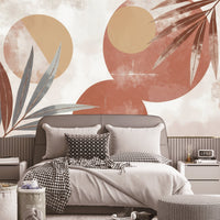 Thumbnail for Papier Peint Feuillage Terracota