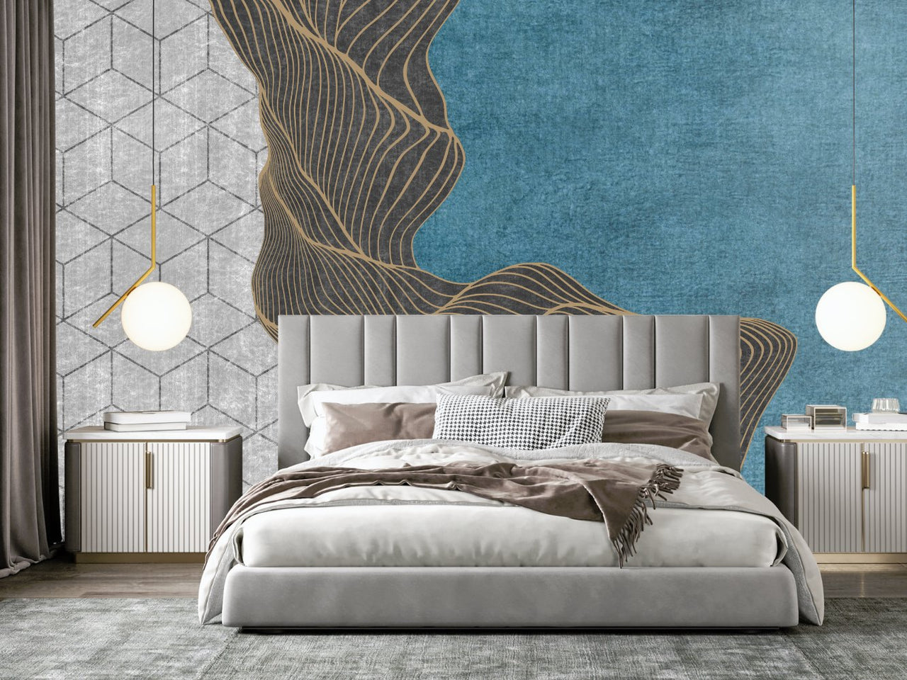 Papier Peint Tendance Graphique