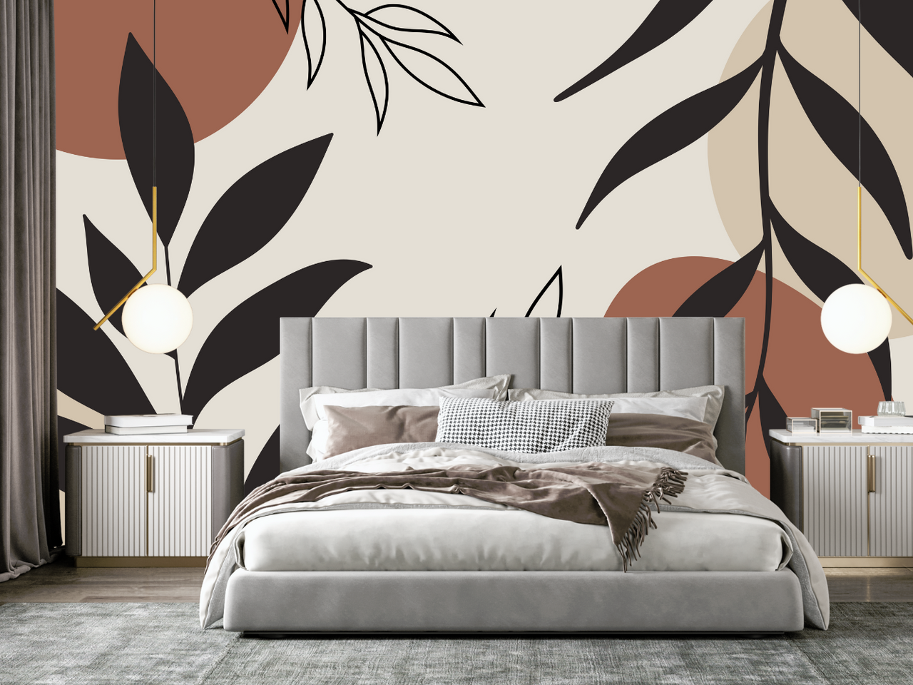 Papier peint motif chambre adulte | Le Petit Intissé