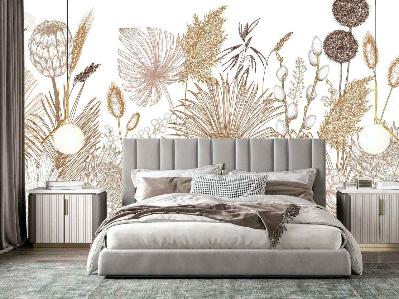 Papier Peint Feuillage Chambre Adulte