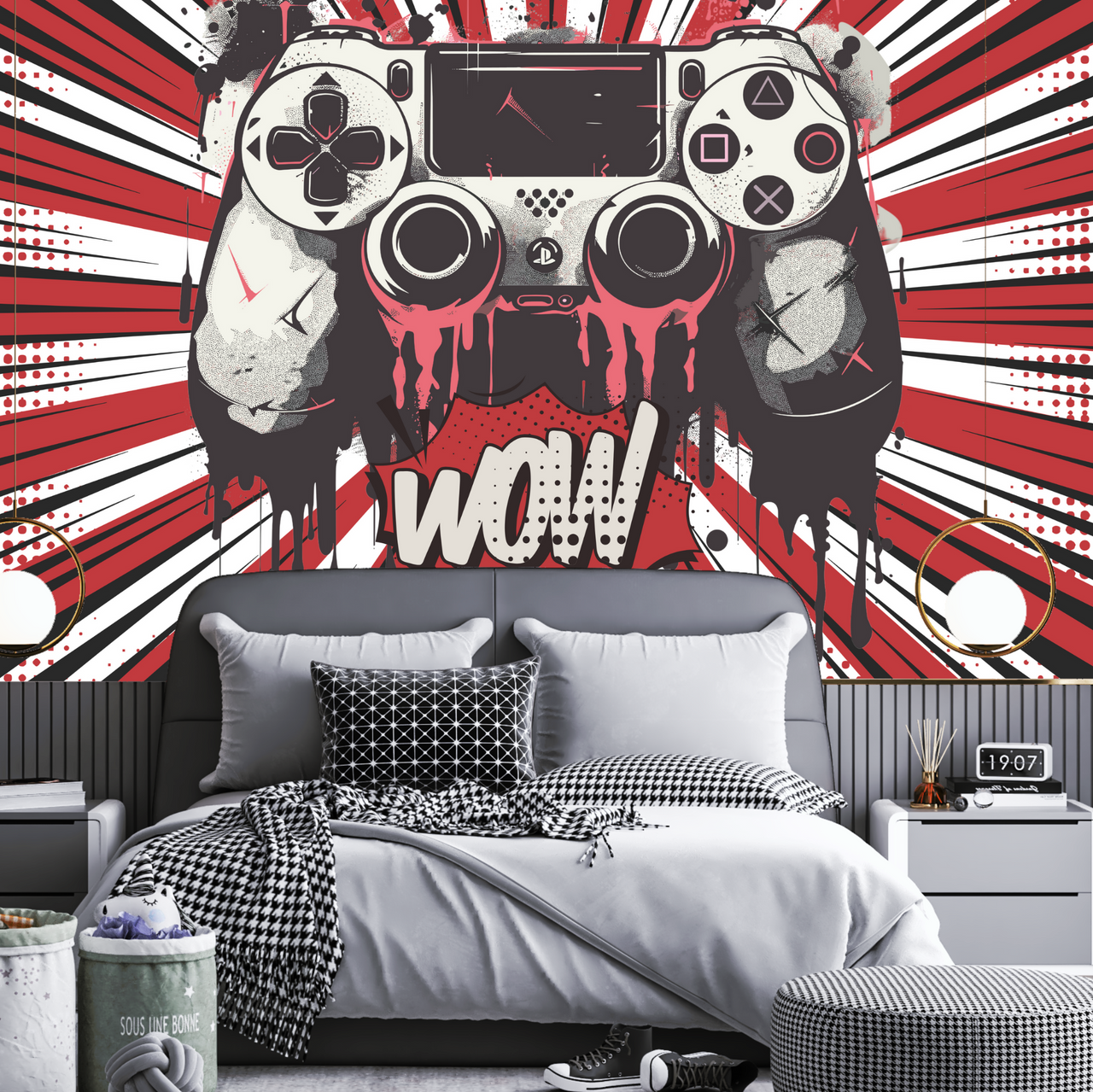 Papier Peint Mural Gamer | Le Petit Intissé