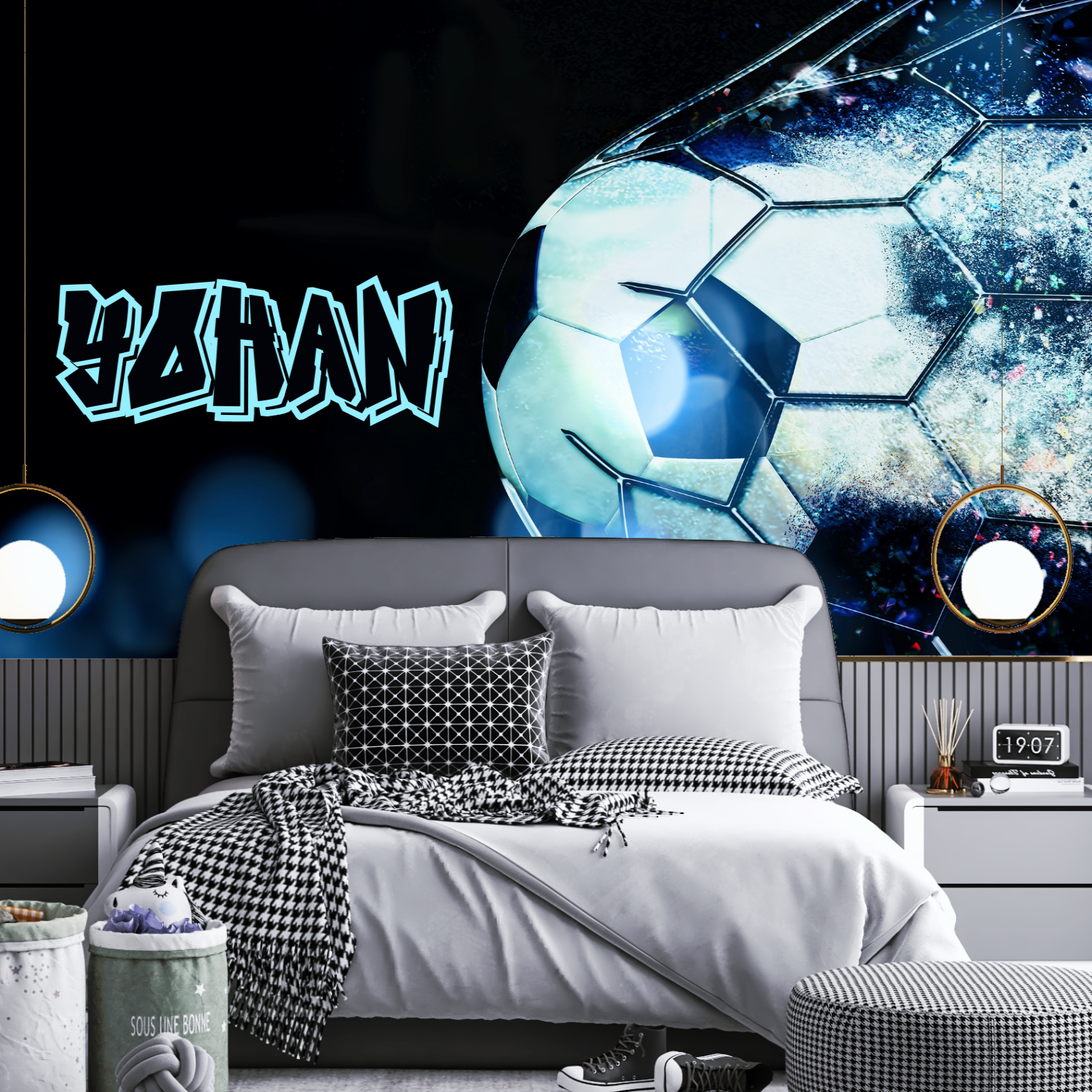 Déco mur Chambre Ado Garçon | Le Petit Intissé