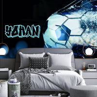 Thumbnail for Papier Peint avec Prénom <br/> Football Urban Ado