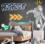 Papier Peint Graffiti Chambre | Le Petit Intissé