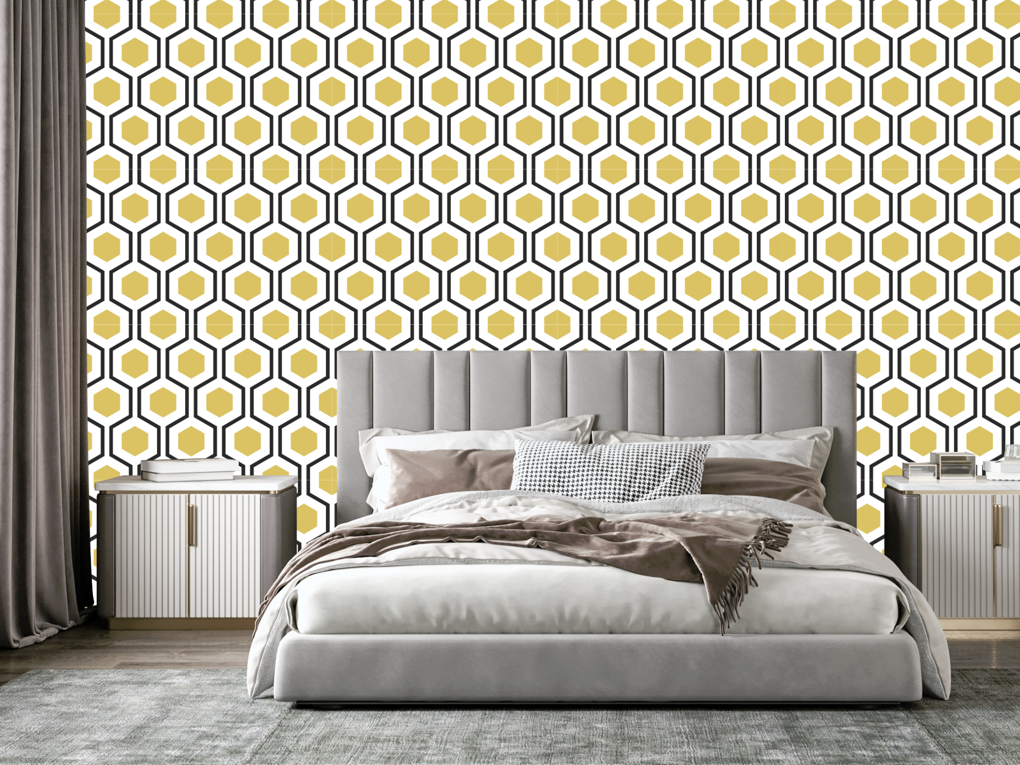 Papier Peint Tendance Géométrique | Le Petit Intissé