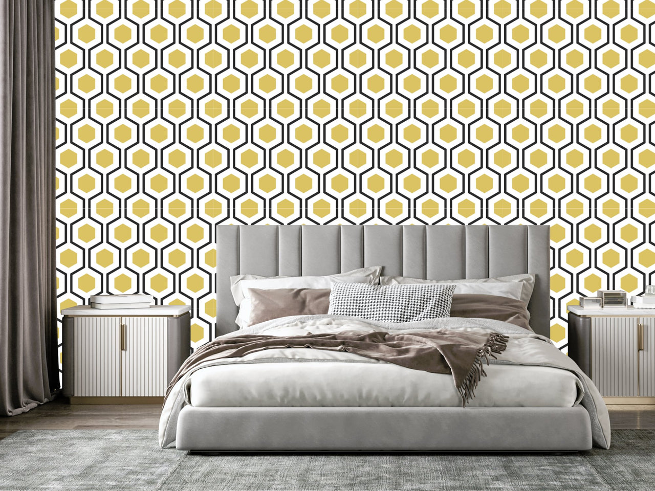 Papier Peint Tendance Géométrique
