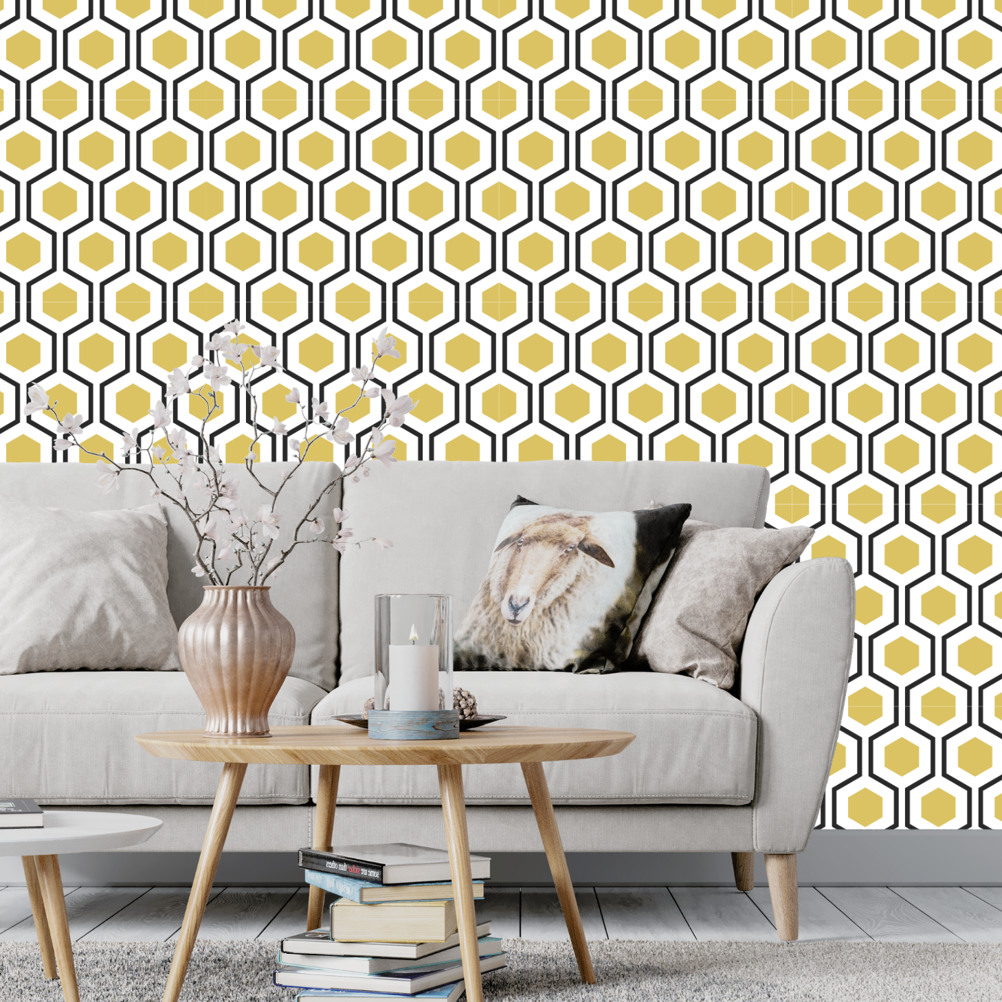 Papier Peint Tendance Géométrique | Le Petit Intissé