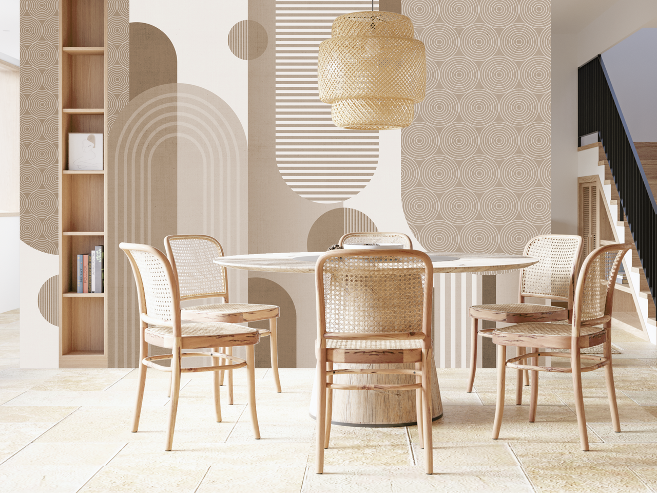 Papier Peint Tendance Beige | Le Petit Intissé