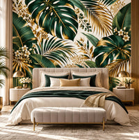 Thumbnail for Mural Chambre Vert Tropical | Le Petit Intissé