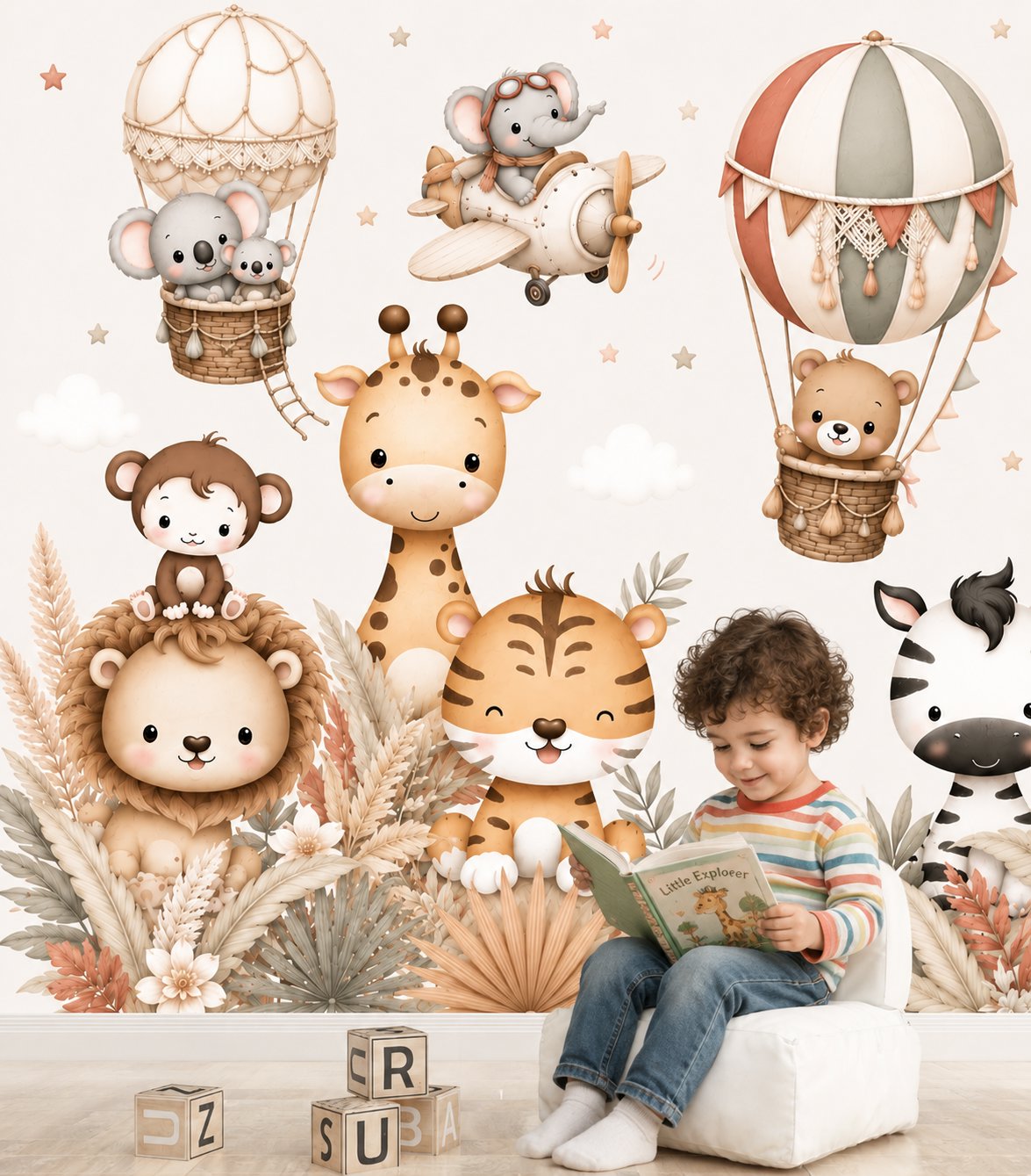 Papier Peint Animaux Rigolos | Le Petit Intissé
