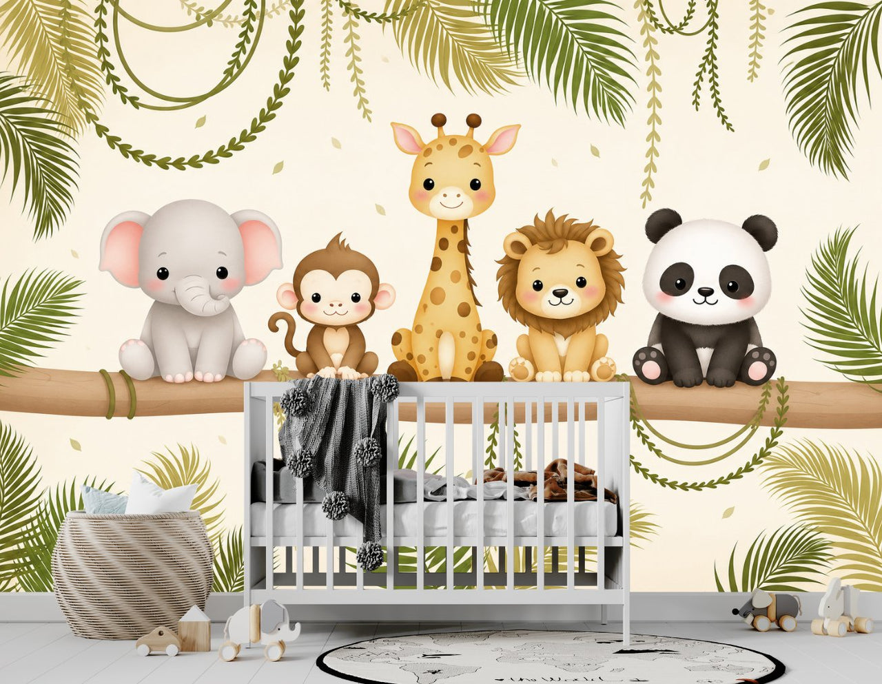 Papier Peint Animaux Suspendus | Le Petit Intissé