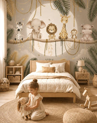 Thumbnail for Papier Peint Animaux de la Forêt Enfant | Le Petit Intissé